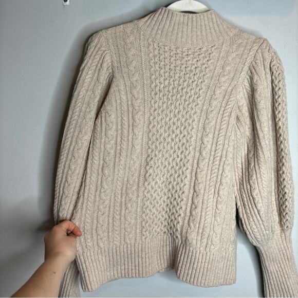 Sea NY Juliette Cable Knit Cutout Sweater - Picture 7 of 8